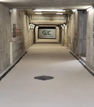 G2C Rénovation Passage souterrain SNCF Génie Civil